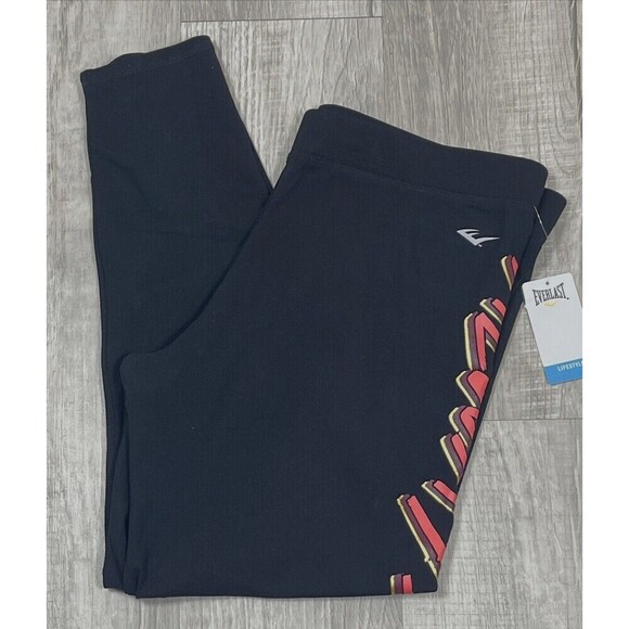 Everlast "Always Ready" Graphic Legging Pants Activewear Black Size 1X NWT - Picture 6 of 6